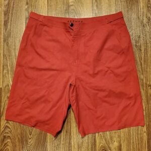 Aether Oceanic Shorts Men 36 Red Performance Swim Trunks Quick Dry Surf